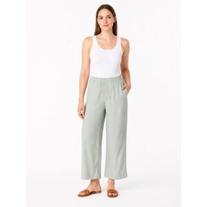 Side Stitch Los Angeles Wide Leg Button Front Pants Women’s Size Large NWOT